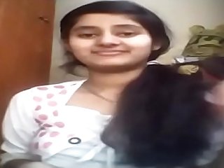 indian young lady showing her boobs
